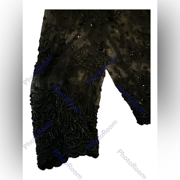 Beaded black cover jacket - Picture 4 of 4